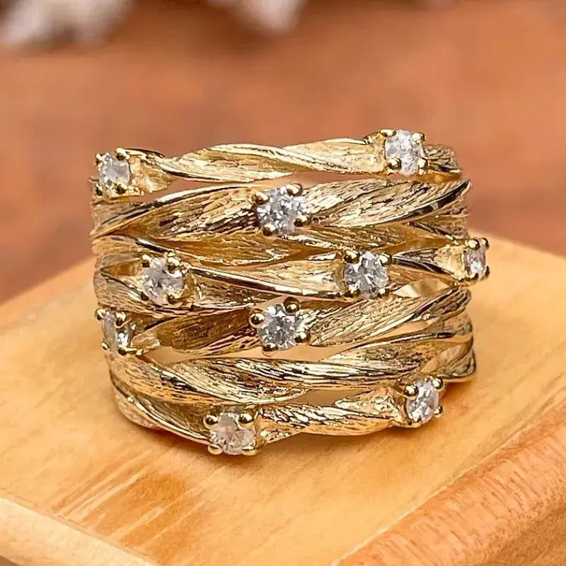 Anillo vintage de oro