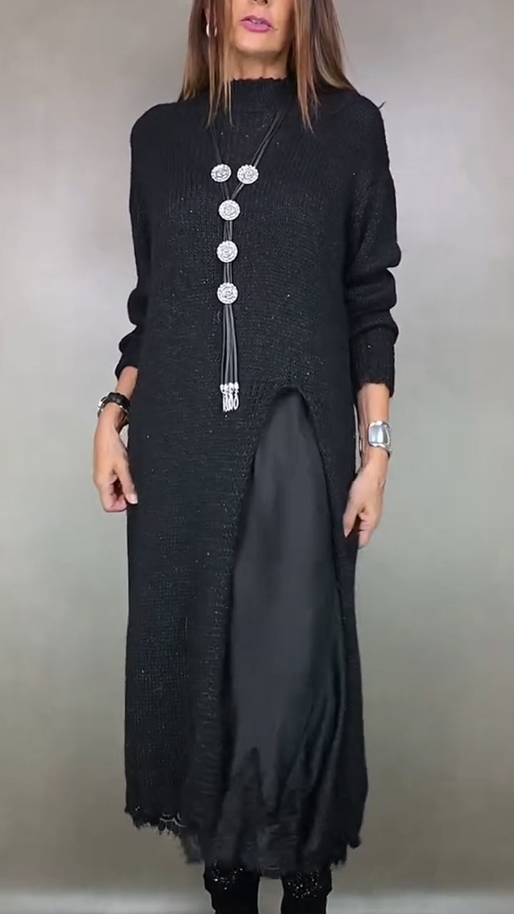 Luna | Jersey largo con vestido