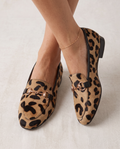 Mercedes | Mocasines Leopardo con pinza