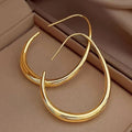 Pendientes de aro de oro antiguo