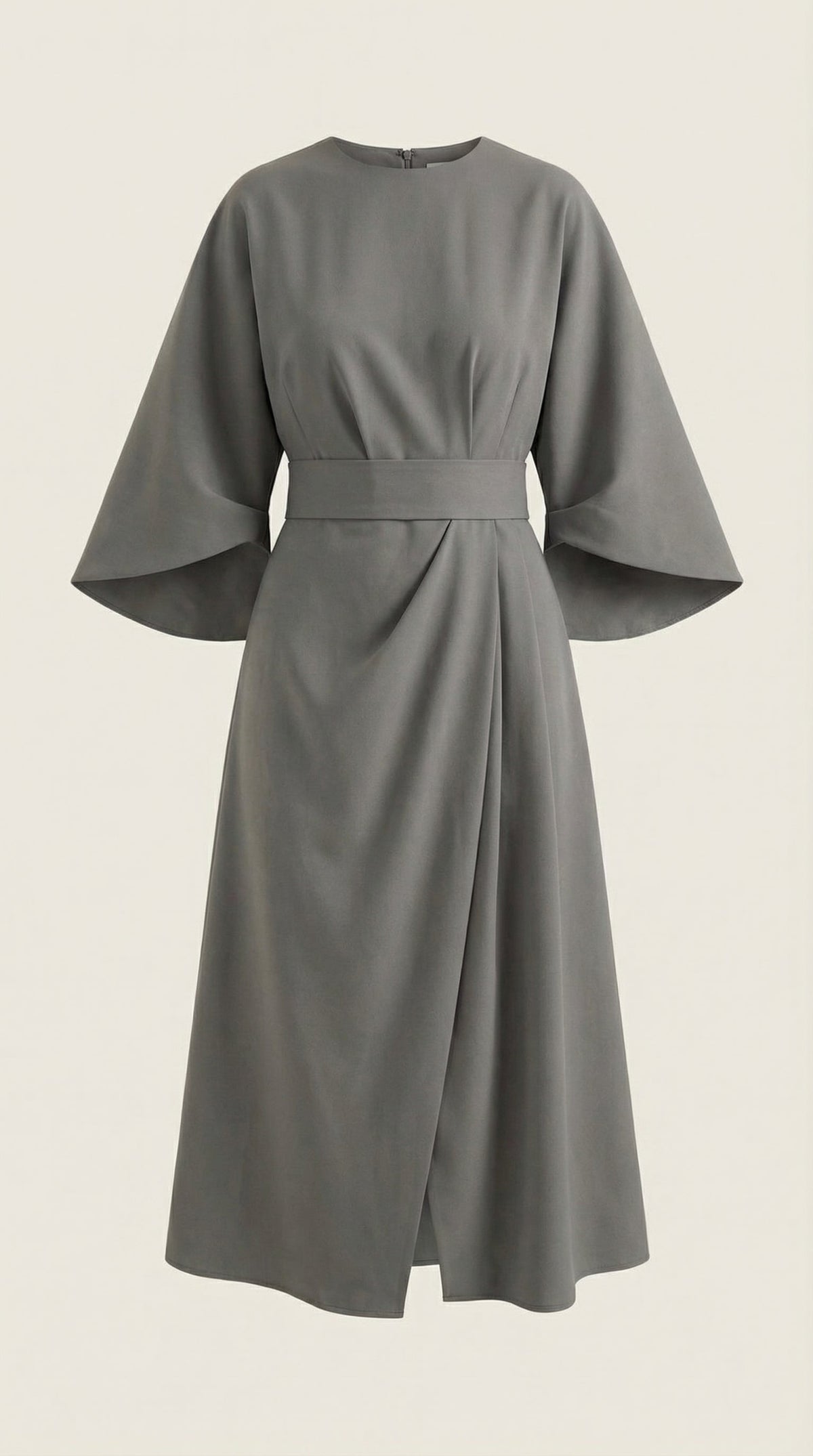 Vestido largo de Ana con cinturón