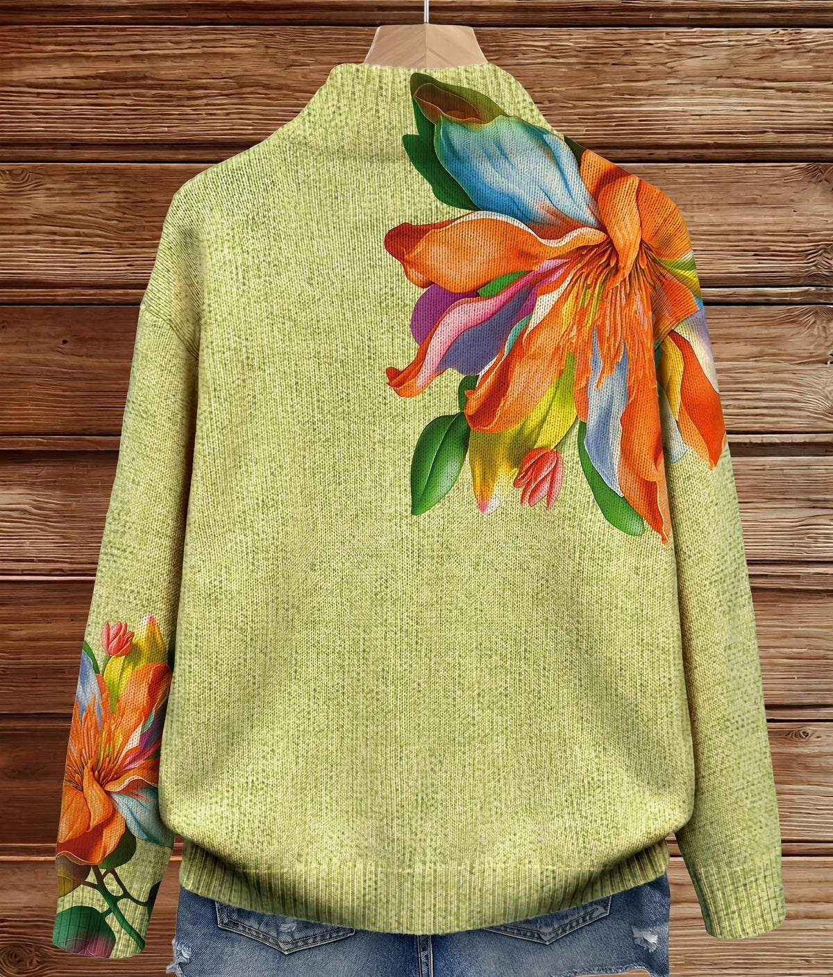 Sandra | Estampado floral de lirios tropicales en colores vivos