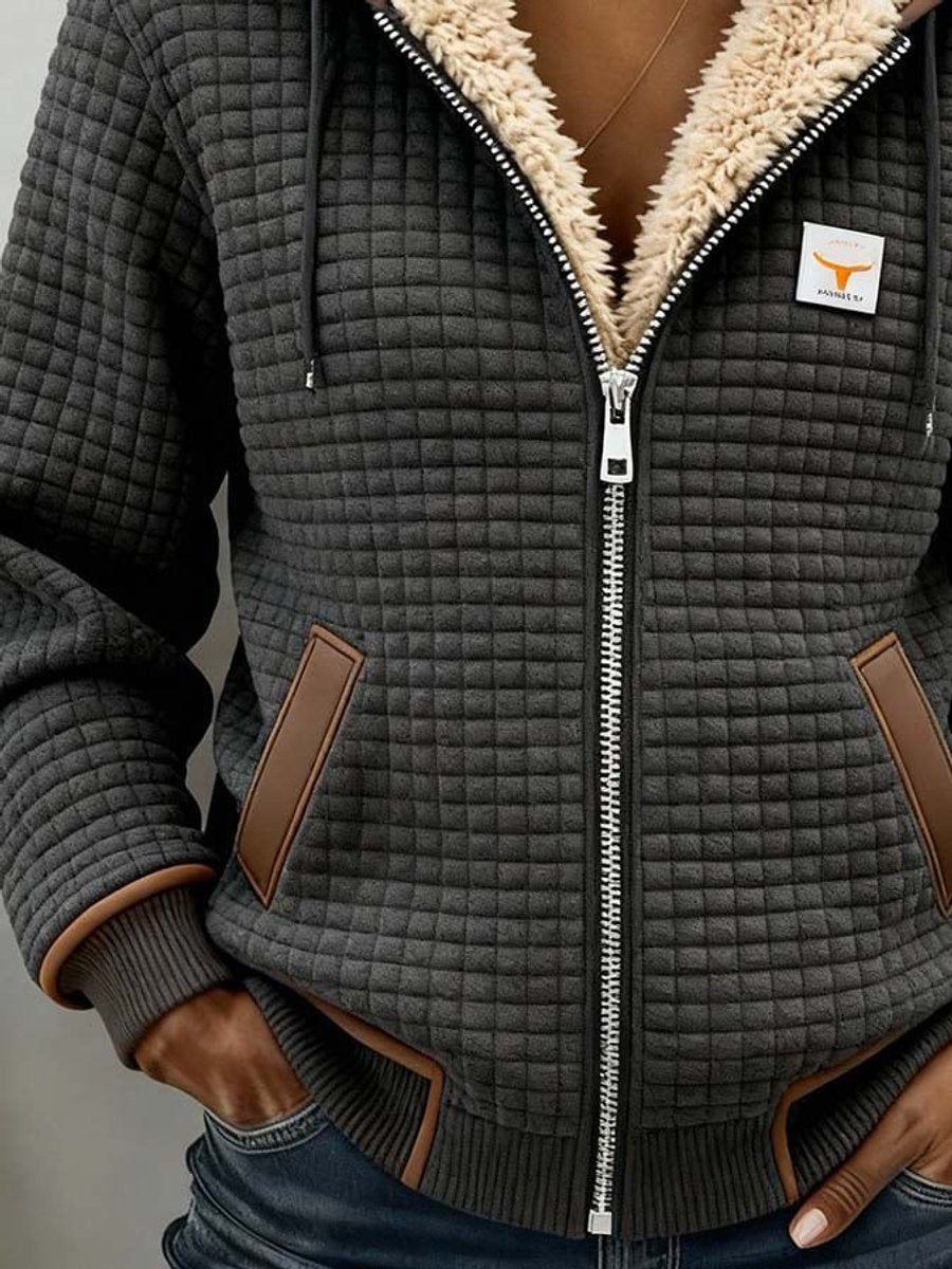 Inés | Chaqueta acolchada con capucha y cremallera